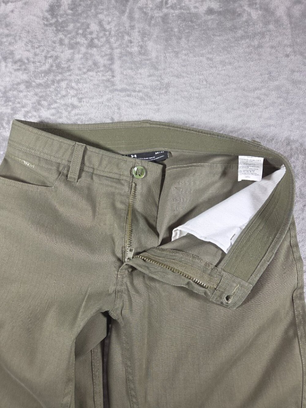 Under Armour UA Enduro Tactical Pants 34x32 Od Green Ripstop 1316928 - Picture 13 of 16